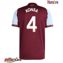Camiseta Aston Villa Ezri Konsa #4 Primera Equipación 2025-26 manga corta